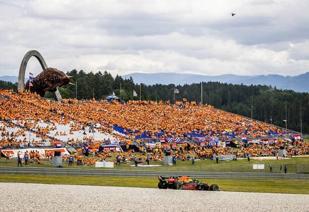 SPIELBERG Max Verstappen of Red Bull Racing in action during the Formula 1 Grand Prix of Austria The Grand Prix took place at the Red Bull Ring race track in the state of Styria REMKO DE WAAL W xVIxANPxSportx xxANPxIVx 433401351