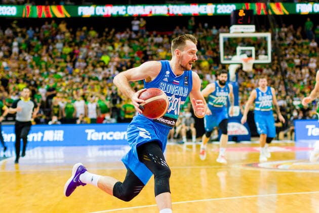 KOWNO, ZALGIRIO ARENA 04.07.2021 KWALIFIKACJE OLIMPIJSKIE TOKYO 2020 FIBA OLYMPIC QUALIFYING TOURNAMENT 2020 FINAL LITWA - SLOWENIA LITHUANIA - SLOVENIA NZ ZORAN DRAGIC (30) Pawel Pietranik NEWSPIX.pl --- Newspix.pl  PIETRANIK040721_048