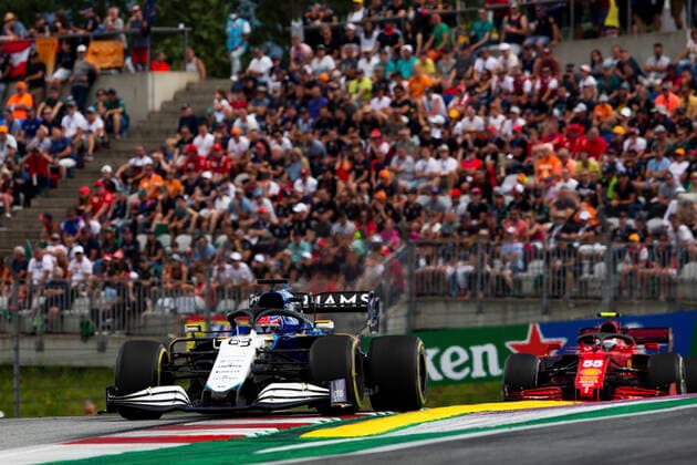 63 George Russell GBR, Williams Racing , F1 Grand Prix of Austria at Red Bull Ring on July 4, 2021 in Spielberg, Austria Photo by HOCH ZWEI Spielberg Austria
