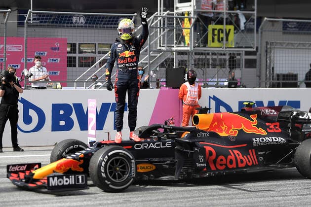 VERSTAPPEN Max F1 Team Red Bull Racing winner Formula One at the Austriaring race two F1 season 2021 GP of Austria on 04 July 2021 in Spielberg