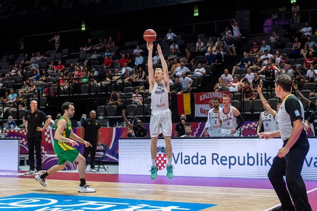 Basketball Split 04 07 2021 Olympic Qualification FIBA Olympic Qualifying Tournament 2020 Final Germany GER Brazil BRA Nils Giffey Germany, No 05