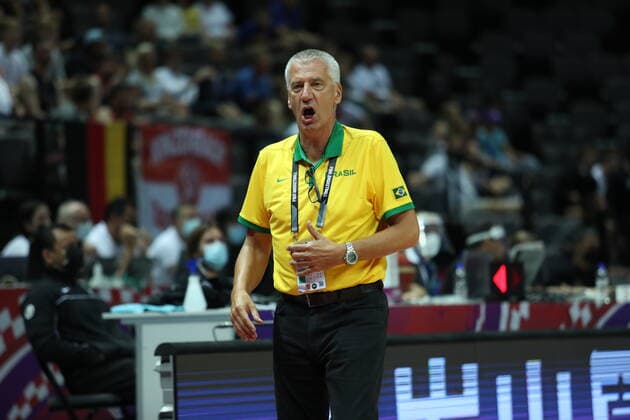 Germany v Brazil - Final: 2020 FIBA Men s Olympic Qualifying Tournament Brazil Head Coach Aleksandar Petrovic reacts during the 2020 FIBA Men s Olympic Qualifying Tournament final between Germany and Brazil at Spaladium Arena on July 4, 2021 in Split, Croatia. IvoxCagalj PIXSELL