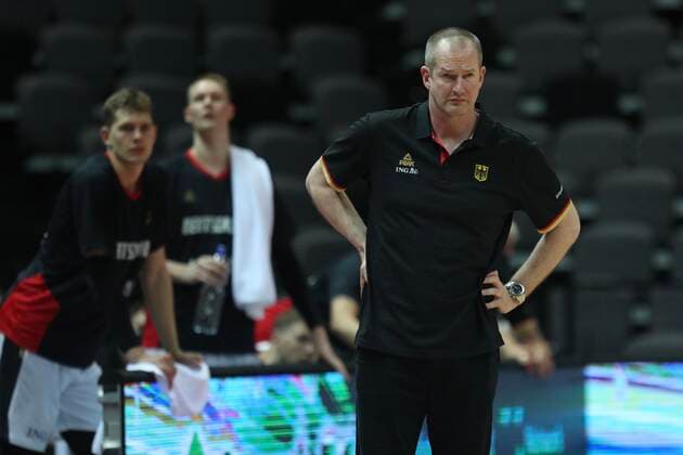 Germany v Brazil - Final: 2020 FIBA Men s Olympic Qualifying Tournament Germany Head Coach Henrik Rodl reacts during the 2020 FIBA Men s Olympic Qualifying Tournament final between Germany and Brazil at Spaladium Arena on July 4, 2021 in Split, Croatia. IvoxCagalj PIXSELL