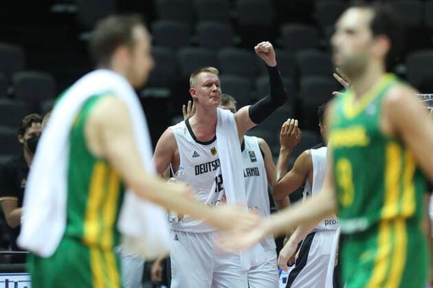 Germany v Brazil - Final: 2020 FIBA Men s Olympic Qualifying Tournament Robin Benzing of Germany reacts during the 2020 FIBA Men s Olympic Qualifying Tournament final between Germany and Brazil at Spaladium Arena on July 4, 2021 in Split, Croatia. IvoxCagalj PIXSELL
