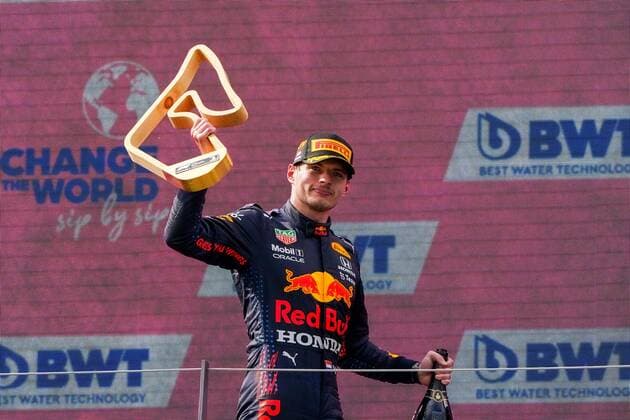 Mandatory Credit: Photo by Alessio Morgese LiveMedia Shutterstock (12195730i) Max Verstappen Formula 1 Championship Formula 1 BWT Grosser Preis Von Osterreich 2021 - Austrian Grand Prix, Spielberg, Austria - 04 Jul 2021 Formula 1 Championship Formula 1 BWT Grosser Preis Von Osterreich 2021 - Austrian Grand Prix, Spielberg, Austria - 04 Jul 2021  Copyright: xAlessioxMorgese LiveMedia Shutterstockx 12195730i