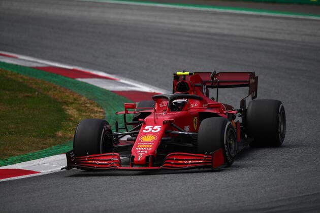 55 Carlos Sainz Jr Scuderia Ferrari. Formula 1 World Championship, WM, Weltmeisterschaft 2021, Austrian GP 1-4 July 2021  Copyright: xFedericoxBasilex xIPAx xIPAx xFedericoxBasilex xIPAx 0