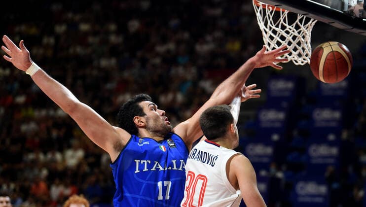 Basketball, Olympic Qualifier, Serbia - Italy