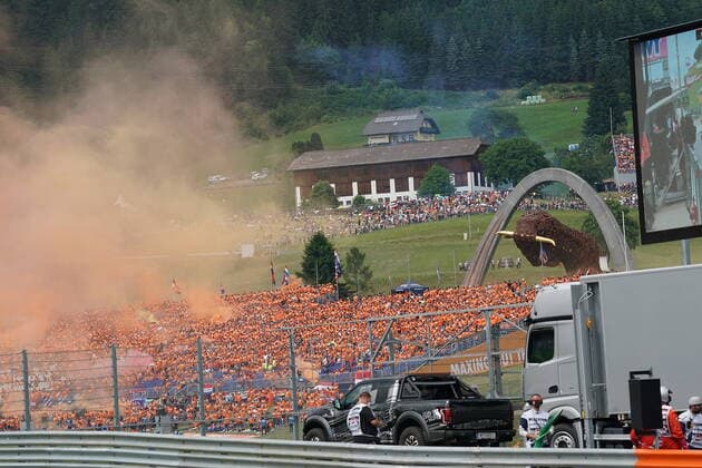 Formula 1 BWT Grand Prix of Austria 2021 04 07 2021, Red Bull Ring , Spielberg, Formula 1 BWT Grand Prix of Austria 2021 , in picture Full ranks in Spielberg nordphotoxGmbHx xBratic nph00250