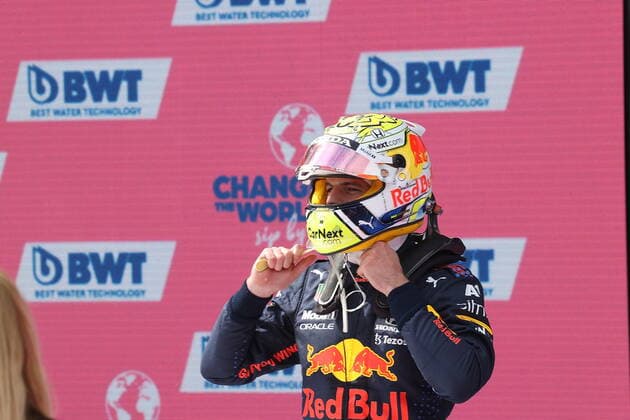 Formula 1 BWT Austrian Grand Prix 2021 04 07 2021, Red Bull Ring , Spielberg, Formula 1 BWT Austrian Grand Prix 2021 , in picture winner Max Verstappen NEL 33 , Red Bull Racing Honda nordphotoxGmbHx xBratic nph00250