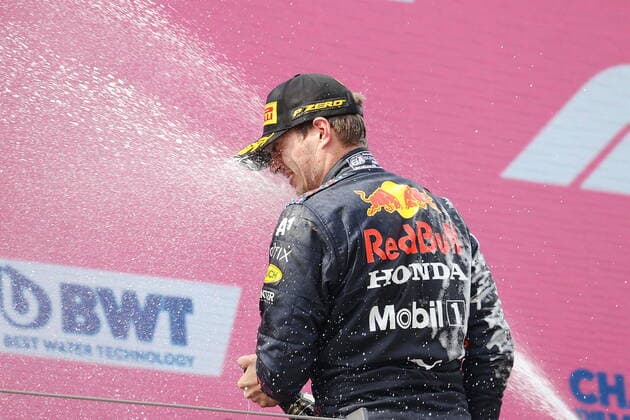 Formula 1 BWT Austrian Grand Prix 2021 04 07 2021, Red Bull Ring , Spielberg, Formula 1 BWT Austrian Grand Prix 2021 , in picture winner Max Verstappen NEL 33 , Red Bull Racing Honda nordphotoxGmbHx xBratic nph00250