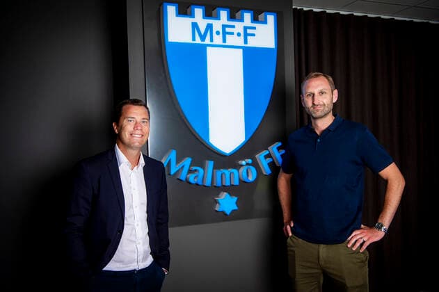 210705 Malmö FFs Daniel Andersson, sports director, and Andreas Georgson, sports director pose for a portrait on 5 July 2021 in Malmö,  Copyright: CHRISTIANxÖRNBERG BB210705CO001