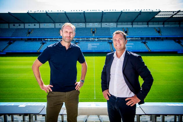 210705 Malmö FFs Daniel Andersson, sports director, and Andreas Georgson, sports director pose for a portrait on 5 July 2021 in Malmö,  Copyright: CHRISTIANxÖRNBERG BB210705CO018