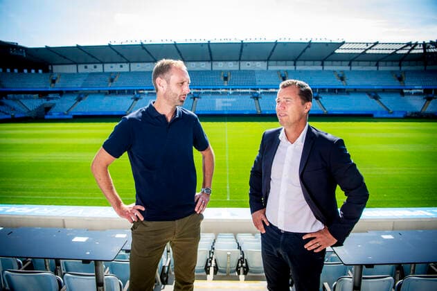 210705 Malmö FFs Daniel Andersson, sports director, and Andreas Georgson, sports director pose for a portrait on 5 July 2021 in Malmö,  Copyright: CHRISTIANxÖRNBERG BB210705CO021