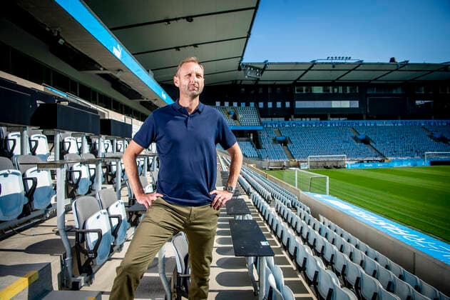 210705 Malmö FFs Andreas Georgson, sports director posing for a portrait on 5 July 2021 in Malmö,  Copyright: CHRISTIANxÖRNBERG BB210705CO030
