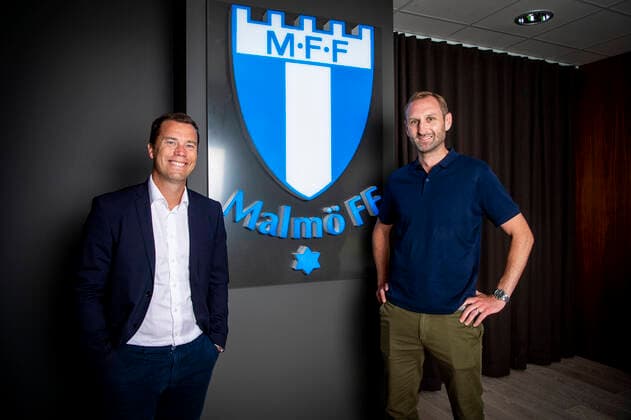 210705 Malmö FFs Daniel Andersson, sports director, and Andreas Georgson, sports director pose for a portrait on 5 July 2021 in Malmö,  Copyright: CHRISTIANxÖRNBERG BB210705CO031