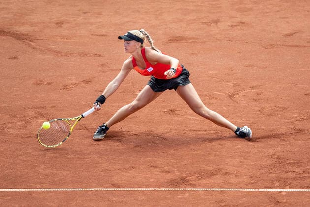 210705 Caijsa Hennemann, Sweden, during Day 1 of the Nordea Open on 5 July 2021 in Bastad,  Copyright: MATHILDAxAHLBERG BB210705BB069