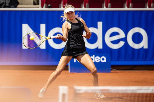 210705 Lisa Zaar, Sweden, during Day 1 of the Nordea Open on 5 July 2021 in Bastad,  Copyright: MATHILDAxAHLBERG BB210705BB176