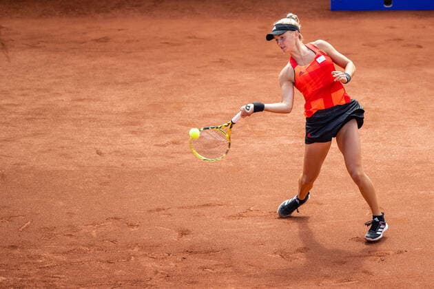 210705 Caijsa Hennemann, Sweden, during Day 1 of the Nordea Open on 5 July 2021 in Bastad,  Copyright: MATHILDAxAHLBERG BB210705BB215