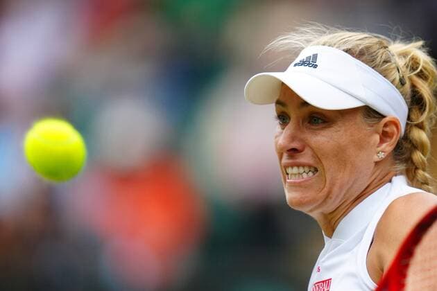 Mandatory Credit: Photo by Javier Garcia Shutterstock (12196117hf) Angelique Kerber during her fourth round match Wimbledon Tennis Championships, Day 7, The All England Lawn Tennis and Croquet Club, London, UK - 05 Jul 2021 Wimbledon Tennis Championships, Day 7, The All England Lawn Tennis and Croquet Club, London, UK - 05 Jul 2021  Copyright: xJavierxGarcia Shutterstockx 12196117hf