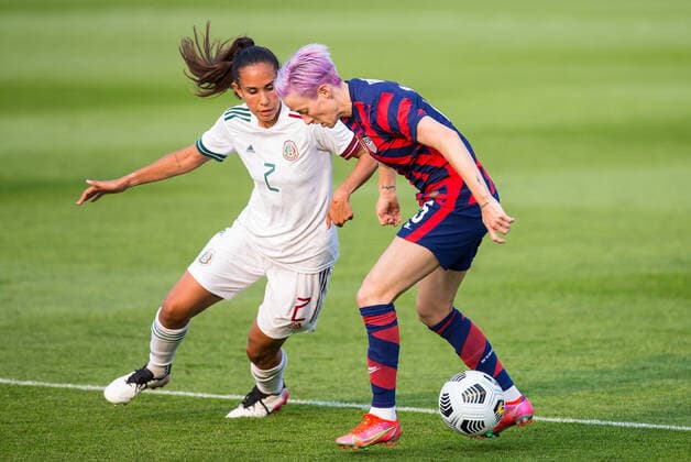Football, Women, International, USA - Mexico