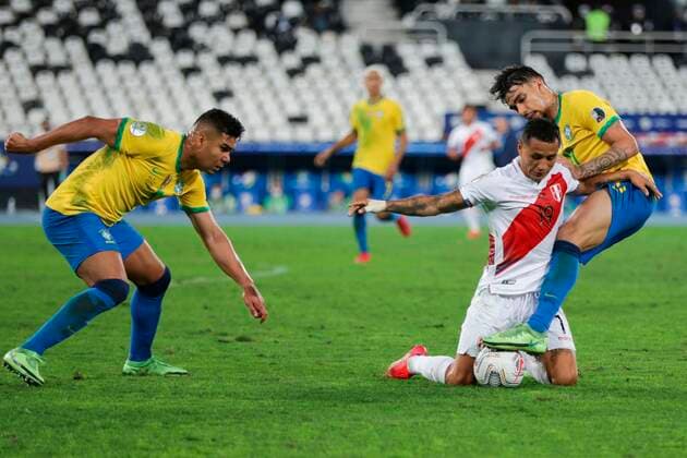 Football, Copa America, Brazil - Peru