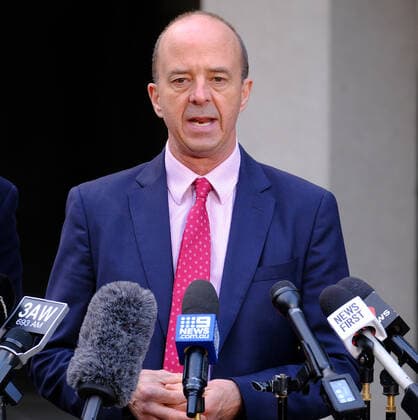 GRAND PRIX CANCELLATION PRESSER, Australian Grand Prix CEO Andrew Westacott, speaks to the media during a press conference, PK, Pressekonferenz in Melbourne, Tuesday, July 6, 2021. The Australian Formula One grand prix is set to be cancelled for a second straight year due to concerns from the teams regarding the quarantine hub. ( NO ARCHIVING, EDITORIAL USE ONLY, NO USE IN BOOKS WITHOUT CONSENT MELBOURNE VIC AUSTRALIA  Copyright: xLUISxASCUIx 20210706001555174527