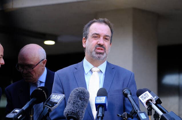 GRAND PRIX CANCELLATION PRESSER, Victorian Minister for Tourism, and Major Events Martin Pakula speaks to the media during a press conference, PK, Pressekonferenz in Melbourne, Tuesday, July 6, 2021. The Australian Formula One grand prix is set to be cancelled for a second straight year due to concerns from the teams regarding the quarantine hub. ( NO ARCHIVING, EDITORIAL USE ONLY, NO USE IN BOOKS WITHOUT CONSENT MELBOURNE VIC AUSTRALIA  Copyright: xLUISxASCUIx 20210706001555174736