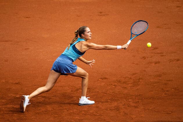 210706 Mirjam Björklund, Sweden, during day 2 of the Nordea Open on 6 July 2021 in Bastad,  Copyright: MATHILDAxAHLBERG BB210706BB479