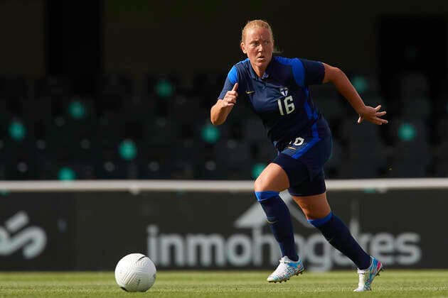 Finland v Russia - Women s International Friendly, Länderspiel, Nationalmannschaft Anna Westerlund of Finland runs with the ball during the Women s International Friendly match between Finland and Russia at Estadio Cartagonova on June 14, 2021 in Cartagena, Spain. Cartagena Murcia Spain breton-finlandv210614_npDNS  Copyright: xJosexBretonx