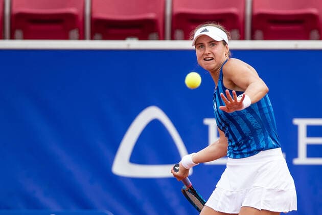 210706 Rebecca Peterson, Sweden, during day 2 of the Nordea Open on 6 July 2021 in Bastad,  Copyright: MATHILDAxAHLBERG BB210706BB651