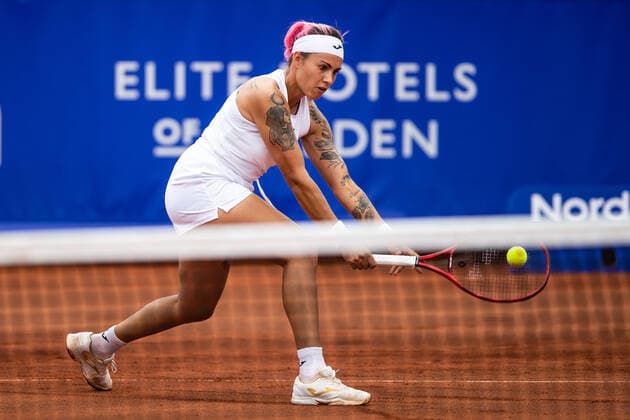 210706 Aliona Bolsova, Spain, during day 2 of the Nordea Open on July 6, 2021 in Bastad,  Copyright: MATHILDAxAHLBERG BB210706ZT012