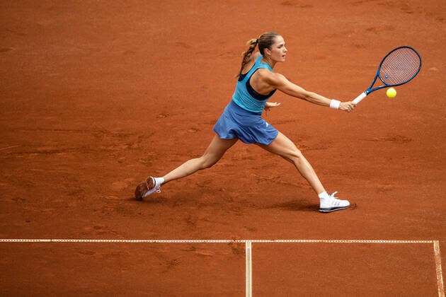 210706 Mirjam Björklund, Sweden, during day 2 of the Nordea Open on 6 July 2021 in Bastad,  Copyright: MATHILDAxAHLBERG BB210706ZK022