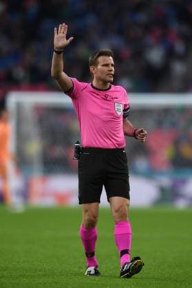 Felix Brych (Referee) during the Uefa European Championship, EM, Europameisterschaft 2020 Semifinals match between Italy 5-3 Spain at Wembley Stadium on July 06, 2021 in London, England. Noxthirdxpartyxsales  (164094536)