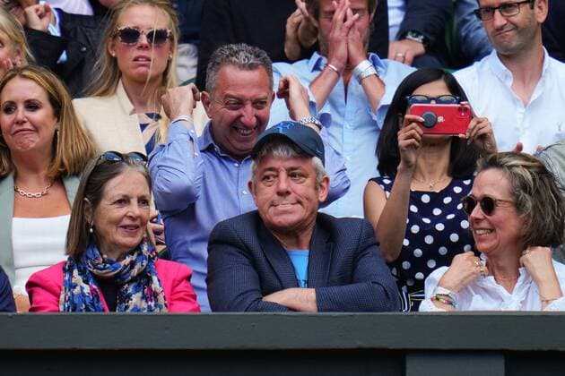 Mandatory Credit: Photo by Javier Garcia Shutterstock (12199110gp) John Bercow watching the action on Centre Court Wimbledon Tennis Championships, Day 9, The All England Lawn Tennis and Croquet Club, London, UK - 07 Jul 2021 Wimbledon Tennis Championships, Day 9, The All England Lawn Tennis and Croquet Club, London, UK - 07 Jul 2021  Copyright: xJavierxGarcia Shutterstockx 12199110gp