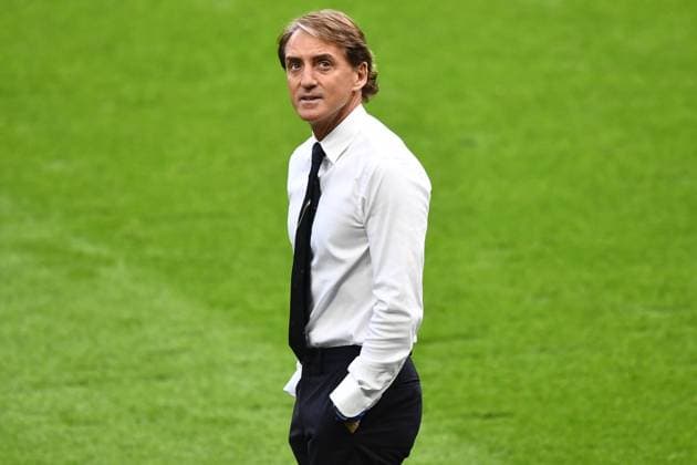 Mg Londra (Inghilterra) 06 07 2021 - Euro 2020 Italia-Spagna foto Matteo Gribaudi Image nella foto: Roberto Mancini 