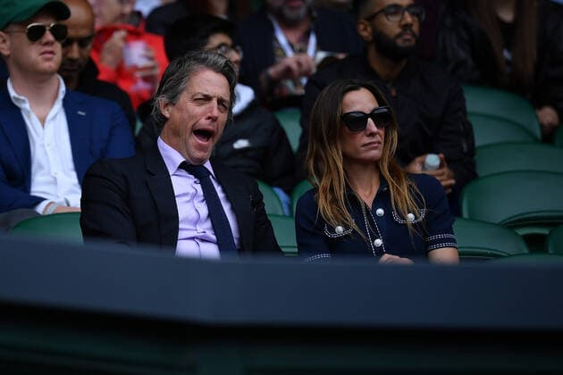 Hugh Grant TENNIS : Wimbledon 2021 - 07 07 2021 AntoineCouvercelle Panoramic 