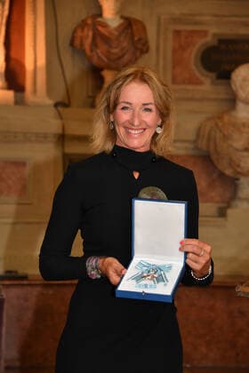 Michaela Gerg Award of the Bavarian Order of Merit 2021 Honour, Award Antiquarium Residenz Munich 08 July 2021
