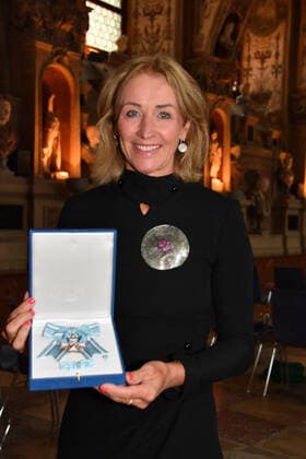 Michaela Gerg Award of the Bavarian Order of Merit 2021 Honour, Award Antiquarium Residenz Munich 08 July 2021