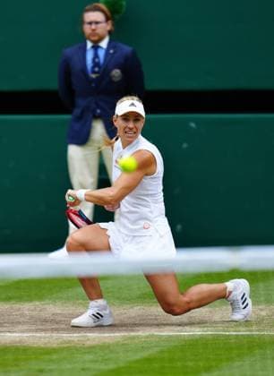 Mandatory Credit: Photo by Javier Garcia Shutterstock (12200578af) Angelique Kerber during her semi-final match Wimbledon Tennis Championships, Day 10, The All England Lawn Tennis and Croquet Club, London, UK - 08 Jul 2021 Wimbledon Tennis Championships, Day 10, The All England Lawn Tennis and Croquet Club, London, UK - 08 Jul 2021  Copyright: xJavierxGarcia Shutterstockx 12200578af