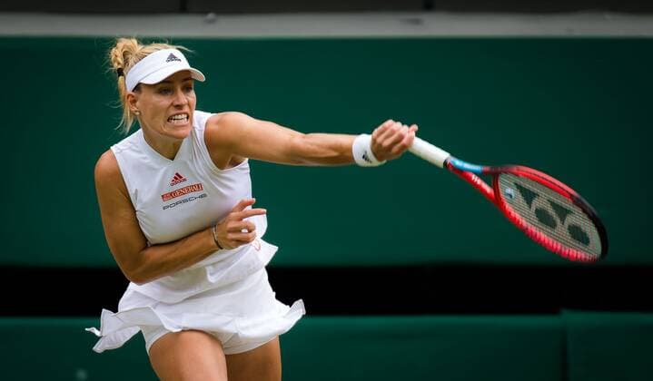 Sport Bilder des Tages Mandatory Credit: Photo by Rob Prange Shutterstock (12200588t) Angelique Kerber of Germany in action during the semi-final of the 2021 Wimbledon Championships Grand Slam tennis tournament Wimbledon Tennis Championships, Day 10, The All England Lawn Tennis and Croquet Club, London, UK - 08 Jul 2021 Wimbledon Tennis Championships, Day 10, The All England Lawn Tennis and Croquet Club, London, UK - 08 Jul 2021  Copyright: xRobxPrange Shutterstockx 12200588t