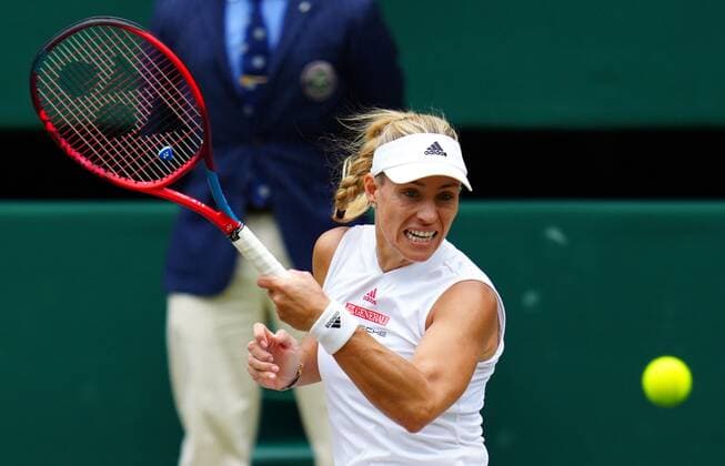 Tennis, Wimbledon, Semifinals, Ashleigh Barty - Angelique Kerber