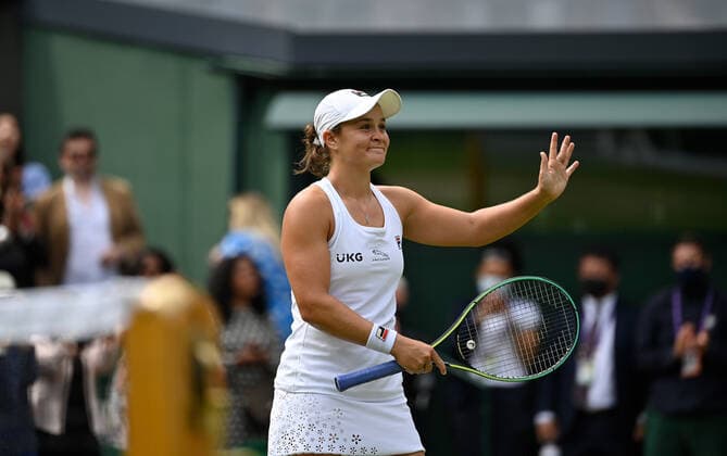 2021 Wimbledon Championship Ashleigh Barty , Australia