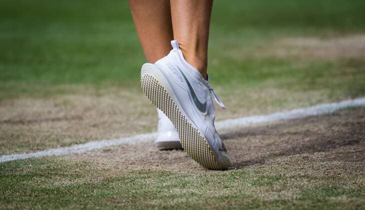Mandatory Credit: Photo by Rob Prange Shutterstock (12200588ap) Aryna Sabalenka of Belarus in action during the semi-final of the 2021 Wimbledon Championships Grand Slam tennis tournament Wimbledon Tennis Championships, Day 10, The All England Lawn Tennis and Croquet Club, London, UK - 08 Jul 2021 Wimbledon Tennis Championships, Day 10, The All England Lawn Tennis and Croquet Club, London, UK - 08 Jul 2021  Copyright: xRobxPrange Shutterstockx 12200588ap
