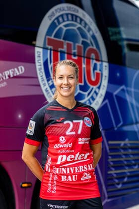 08 07 2021, GER, handball, women, season 2021 2022, 1 BL, Thüringer HC, Media Day Kerstin Kuendig Thueringer HC Bad Langensalza Autohaus Peter Thüringen Germany