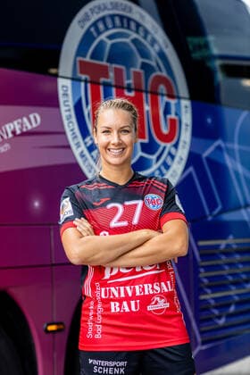 08 07 2021, GER, handball, women, season 2021 2022, 1 BL, Thüringer HC, Media Day Kerstin Kuendig Thueringer HC Bad Langensalza Autohaus Peter Thüringen Germany
