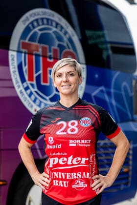 08 07 2021, GER, handball, women, season 2021 2022, 1 BL, Thüringer HC, Media Day Lydia Jakubisova Thueringer HC Bad Langensalza Autohaus Peter Thüringen Germany