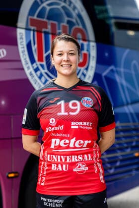 08 07 2021, GER, handball, women, season 2021 2022, 1 BL, Thüringer HC, Media Day Luca Szekerczes Thueringer HC Bad Langensalza Autohaus Peter Thüringen Germany