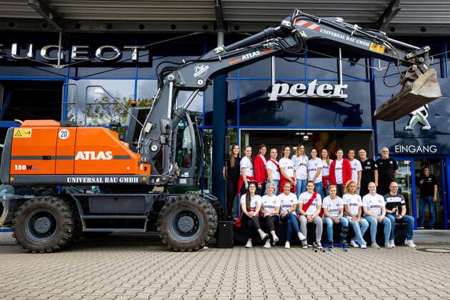 08 07 2021, GER, handball, women, season 2021 2022, 1 BL, Thüringer HC, media day team, team photo Bad Langensalza Autohaus Peter Thüringen Germany