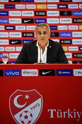 Turkey National Football Team Head Coach Senol Gunes during the press conference, PK, Pressekonferenz for the media in Istanbul , Turkey on july 08 , 2021. 