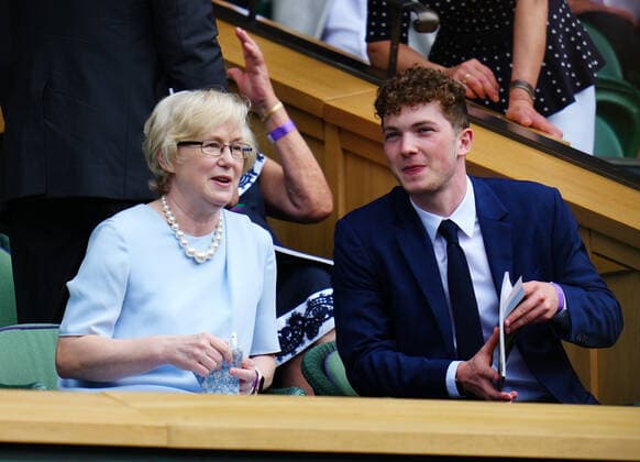 Mandatory Credit: Photo by Javier Garcia Shutterstock (12202131l) Barbara Slater, Director of BBC in the Royal Box on Centre Court Wimbledon Tennis Championships, Day 11, The All England Lawn Tennis and Croquet Club, London, UK - 09 Jul 2021 Wimbledon Tennis Championships, Day 11, The All England Lawn Tennis and Croquet Club, London, UK - 09 Jul 2021  Copyright: xJavierxGarcia Shutterstockx 12202131l